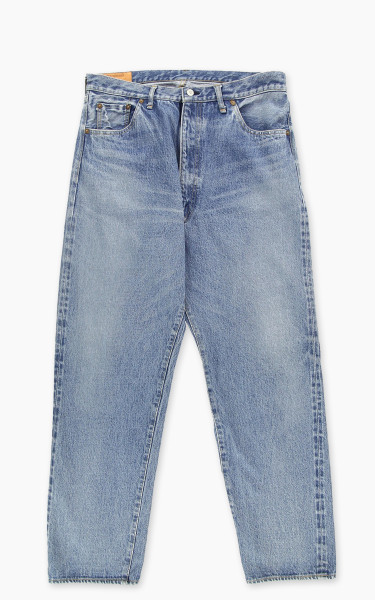 Kaptain Sunshine 5P Zipper Front Denim Pants Indigo Vintage Wash