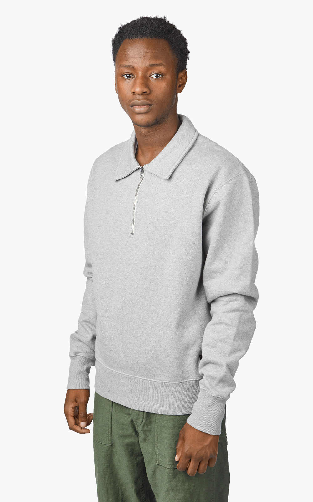 Deus Ex Machina Naval Zip Neck Grey Marle | Cultizm