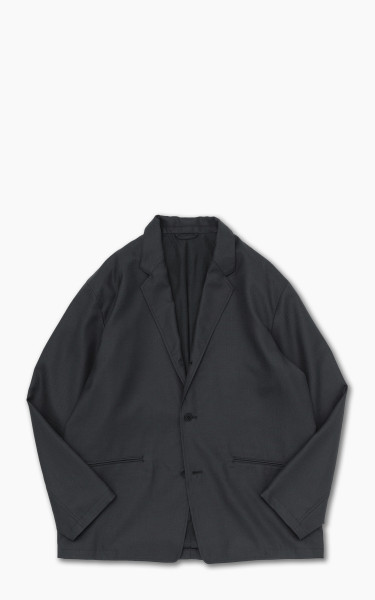 Still By Hand Relaxed Wool Jacket Ink Black