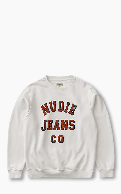 Nudie Jeans Lasse Nudie Jeans CO Chalk White