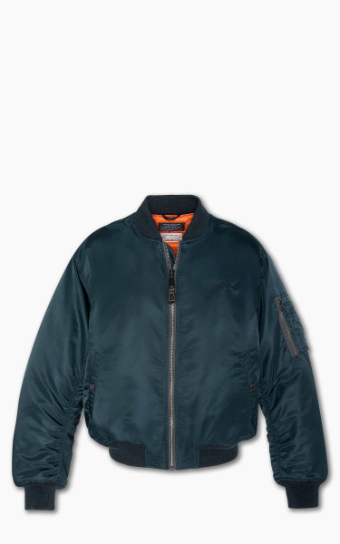 Schott NYC Airforce 90s Fit MA-1 Bomber Jacket Navy