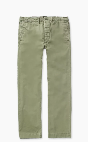 RRL Officers Flat Pants Olive