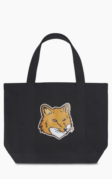 Maison Kitsuné Fox Head Tote Bag Black