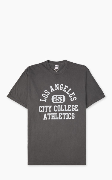 Houston Pigment Dyed (Los Angeles) Print T-Shirt Black