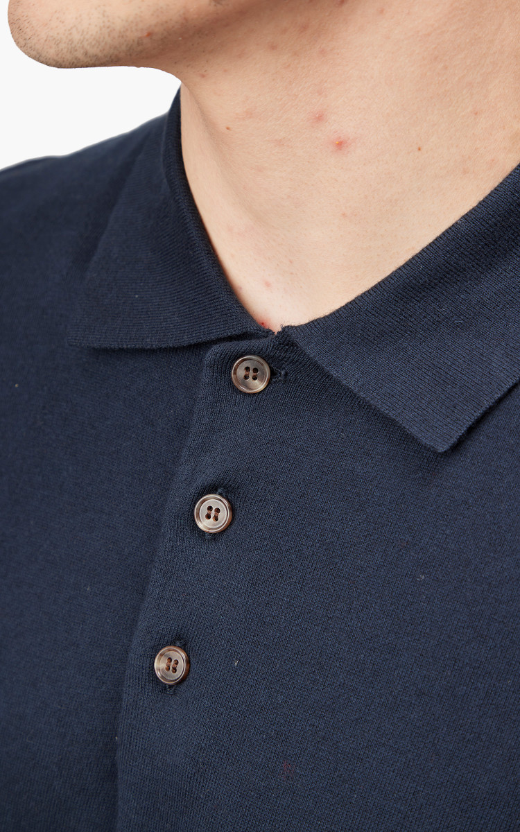A.P.C. New Gregoire Polo Shirt Dark Navy | Cultizm