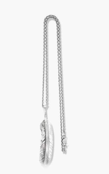 North Works N-616 Necklace 925 Silver Liberty Feather Large