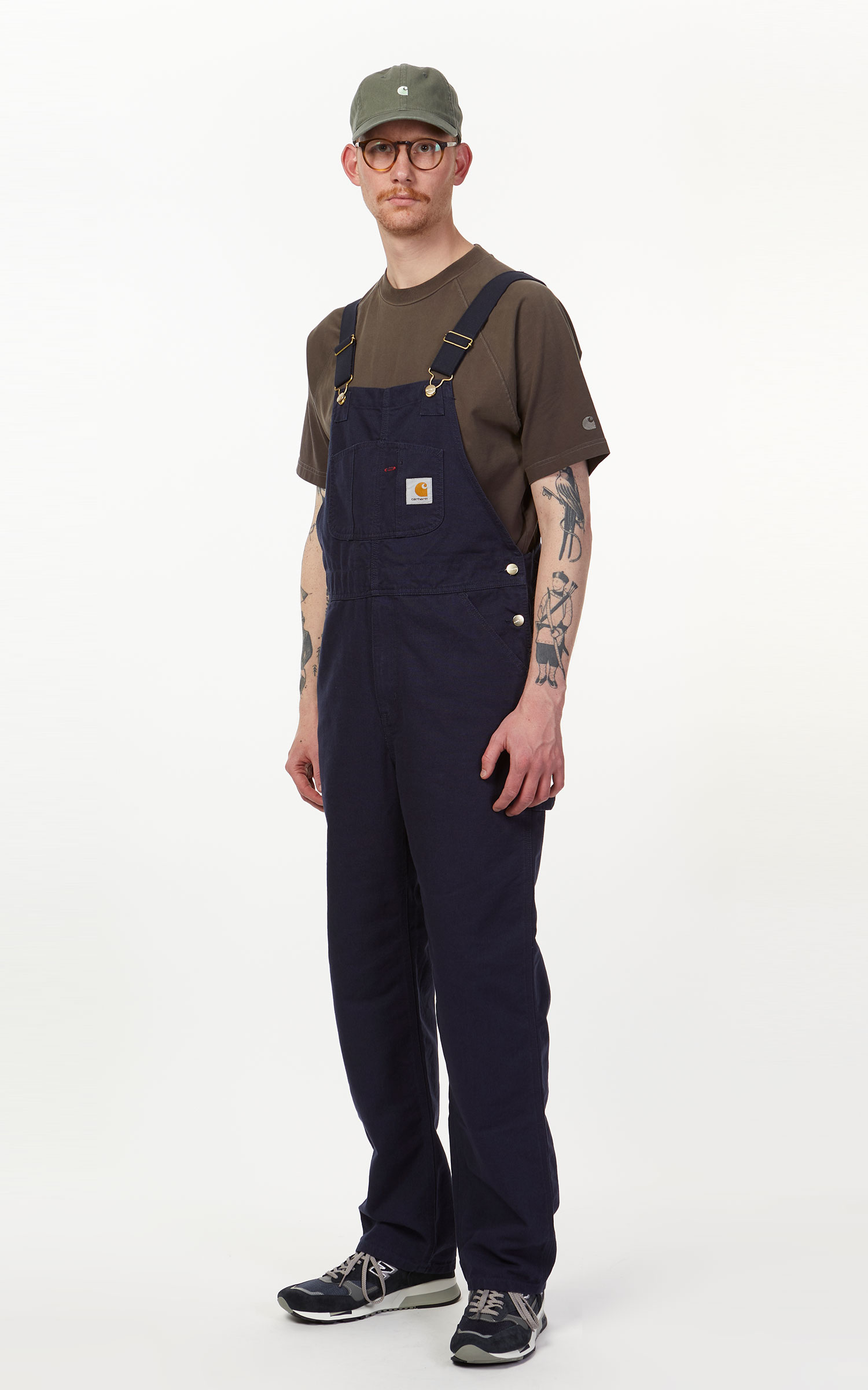 CARHARTT WIP Organic Cotton-Canvas Overalls for Men