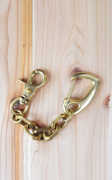 Kobashi Studio BR320GX Massive Chain Snap Brass