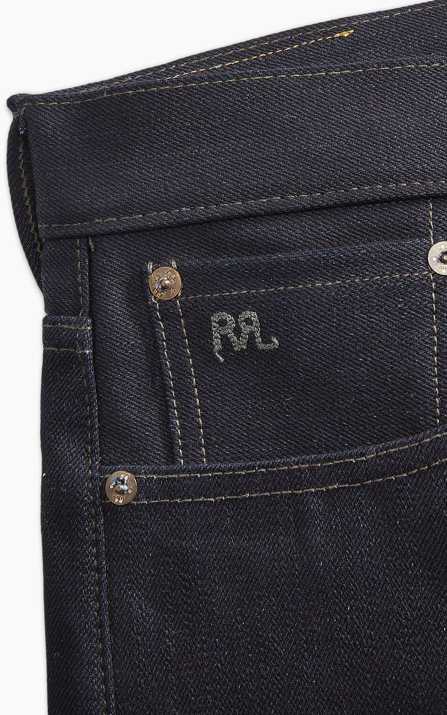 RRL Vintage 5-Pocket Selvedge Rigid Jeans Limited Indigo | Cultizm