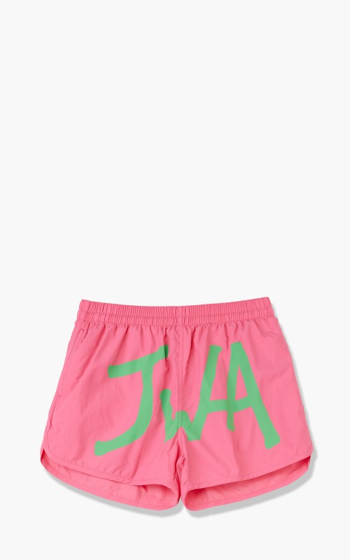 JW Anderson JWA Logo Swimshorts Pink/Green SR0036-PG0767-391