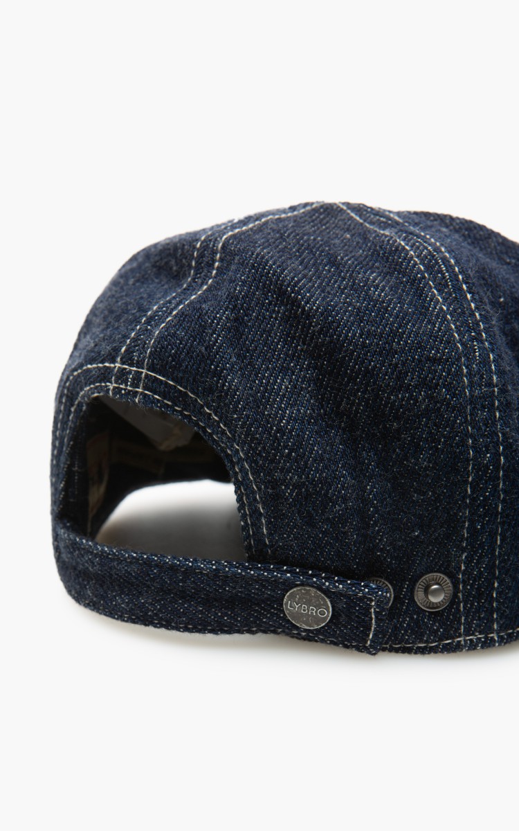 Nigel Cabourn Mechanics Cap Denim Indigo | Cultizm