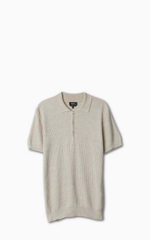 A.P.C. Fred Polo Shirt Beige