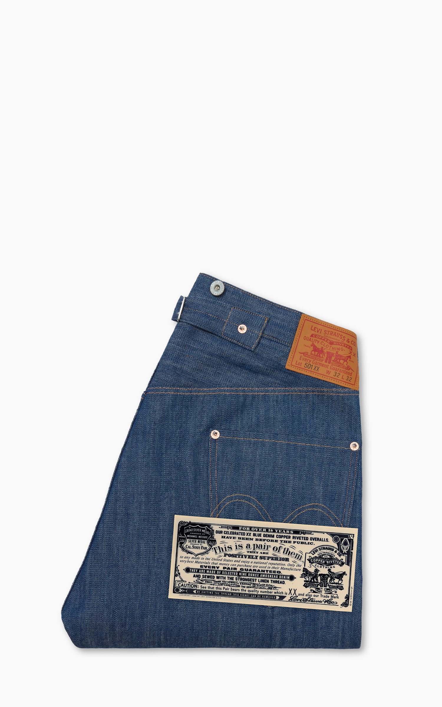 Levi's® Vintage Clothing 1901 501 Jeans Cone Mills Limited Edition ...