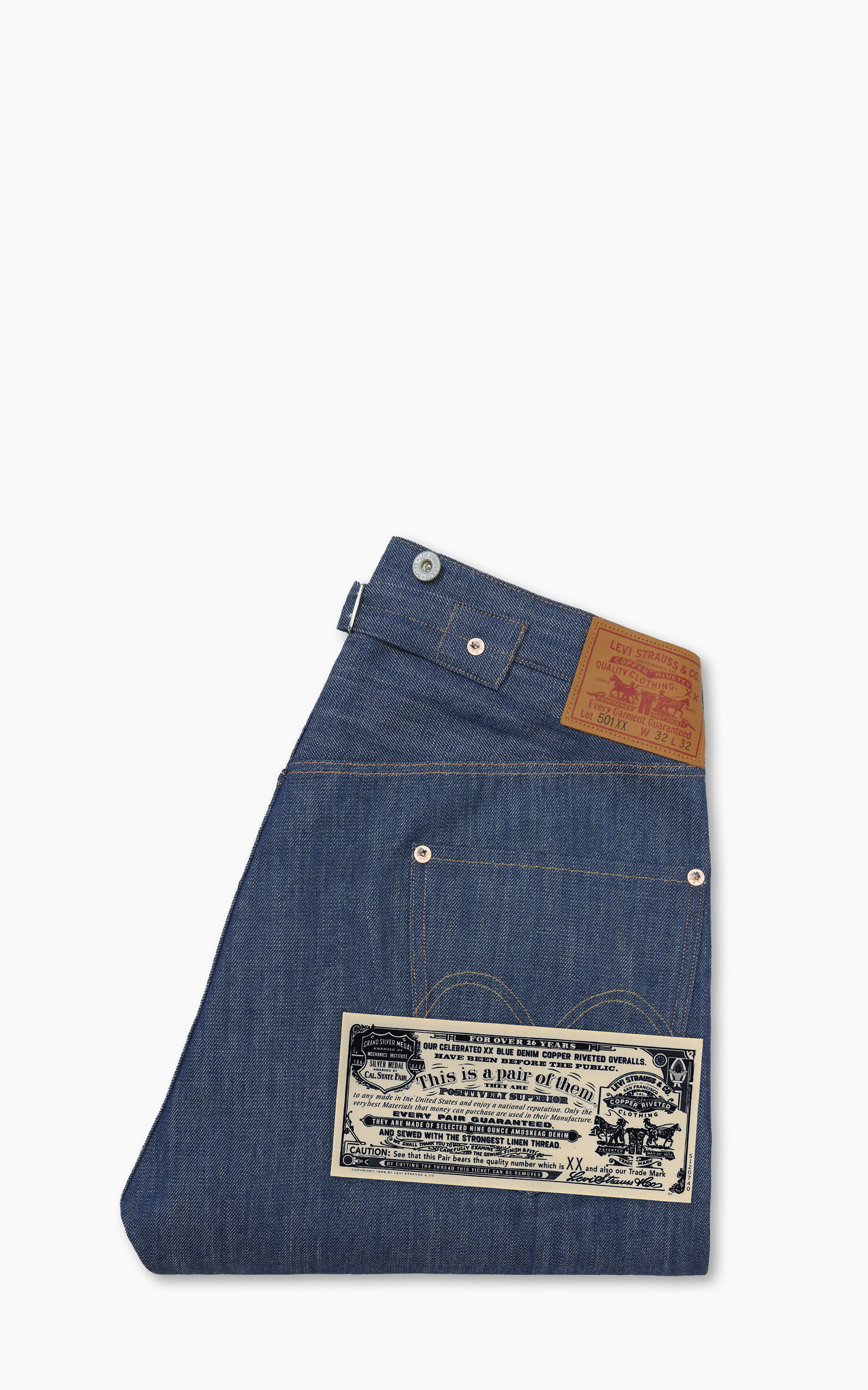 Levi's® Vintage Clothing 1901 501 Jeans Cone Mills Limited Edition ...