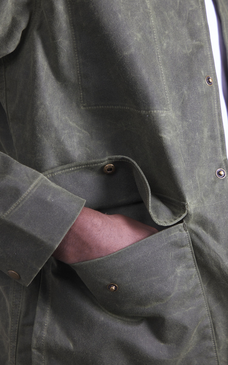 Rogue Territory Hunter Supply Jacket Waxed Olive Cultizm