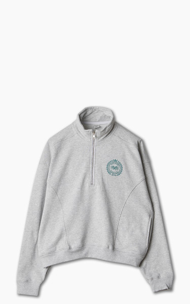 Sporty &amp; Rich NY Country Club Quarter Zip Heather Gray