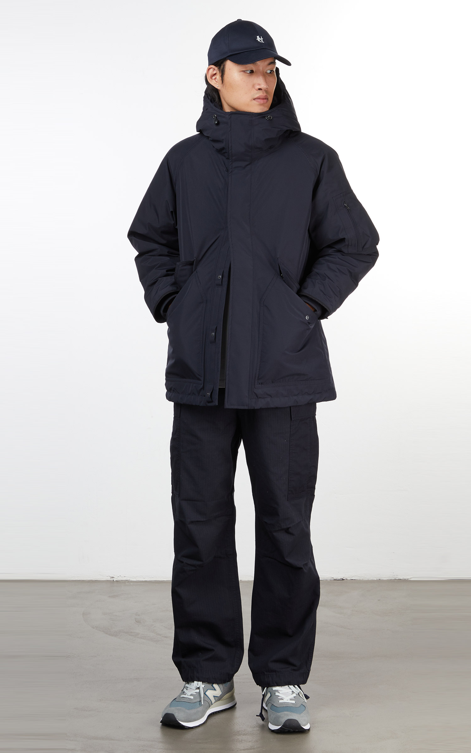 Nanamica GORE-TEX Down Coat Navy | Cultizm