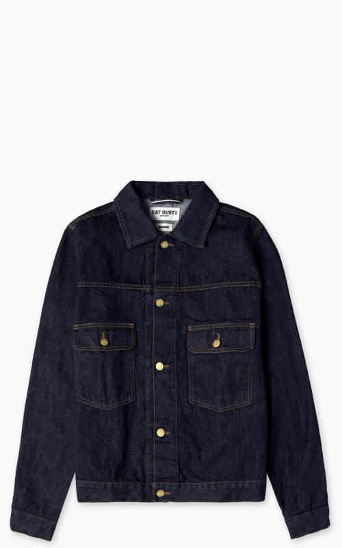 Eat Dust Fit 367XX Type Dust Denim Jacket Indigo Blue 14oz