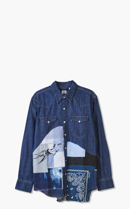 Levi's® Vintage Clothing X Atelier Reserve Barstow Western Shirt Blue Garment Dye