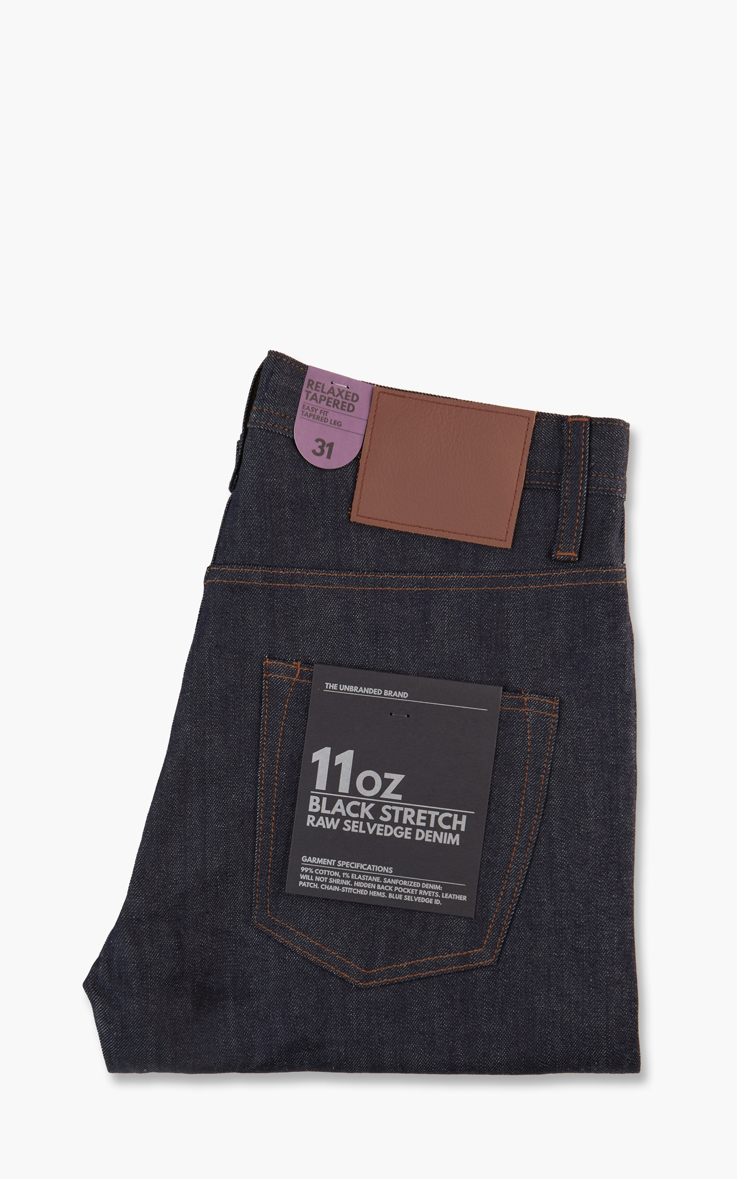 Unbranded The Brand Mens Relaxed Tapered in 14.5 oz. Indigo Selvedge 14.5  Oz. Indigo Selvedge 29 32 : : Clothing, Shoes & Accessories