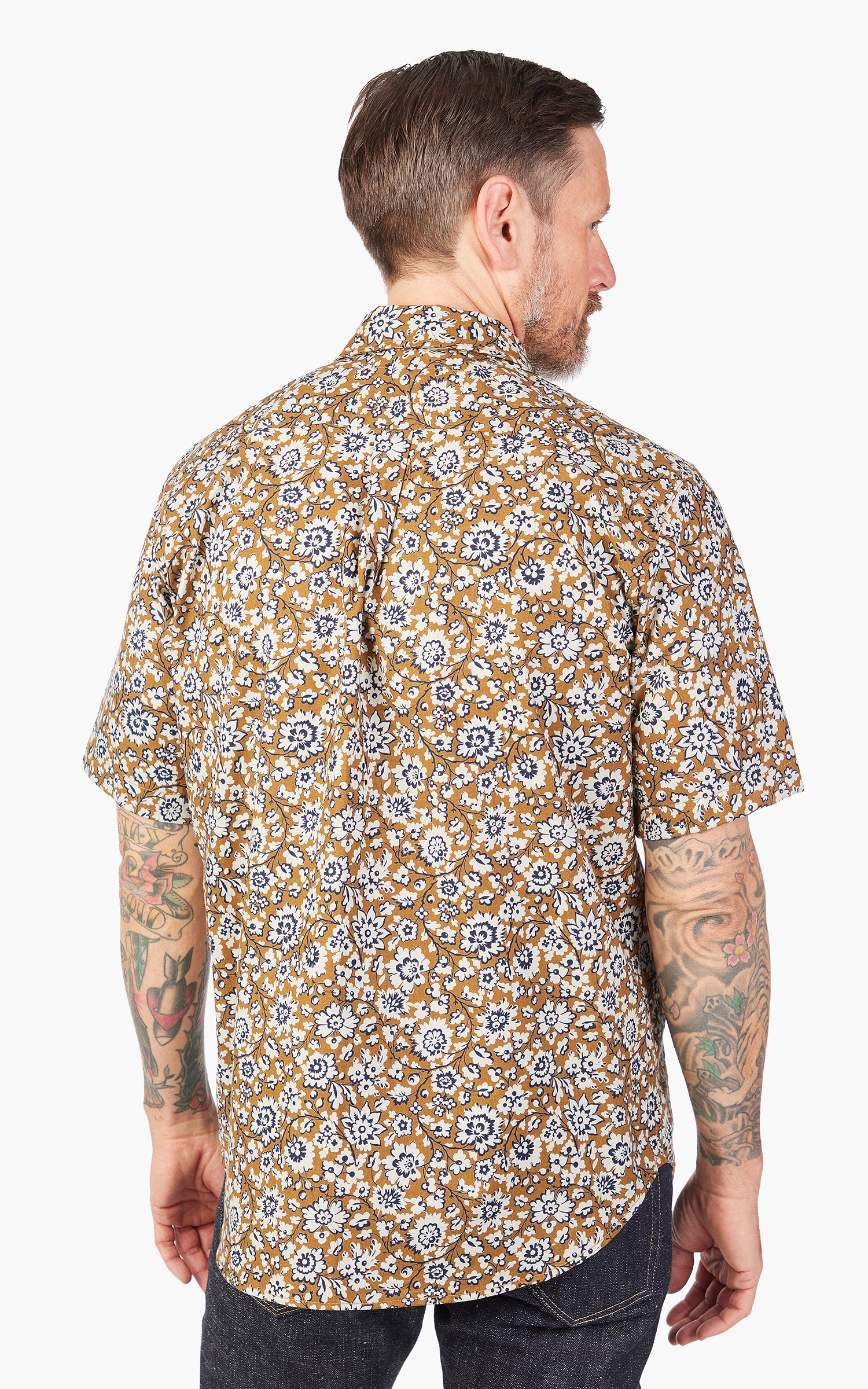 Rogue Territory Maker Shirt Gold Floral | Cultizm