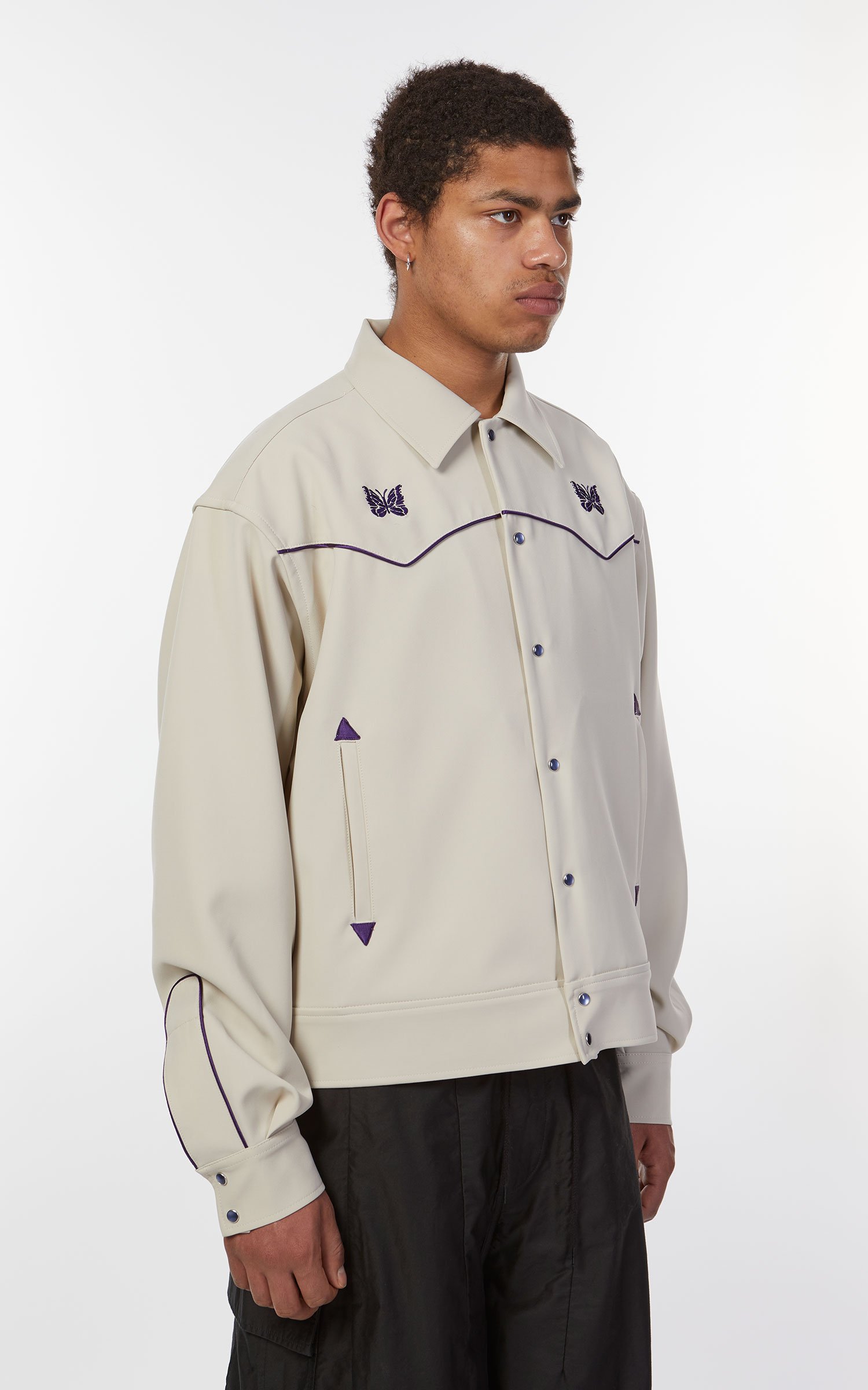 Needles Piping Cowboy Jacket Beige | Cultizm