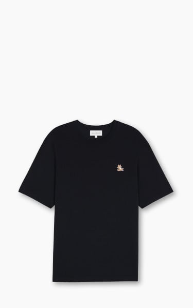 Maison Kitsuné Chillax Fox Patch Regular T-Shirt Black
