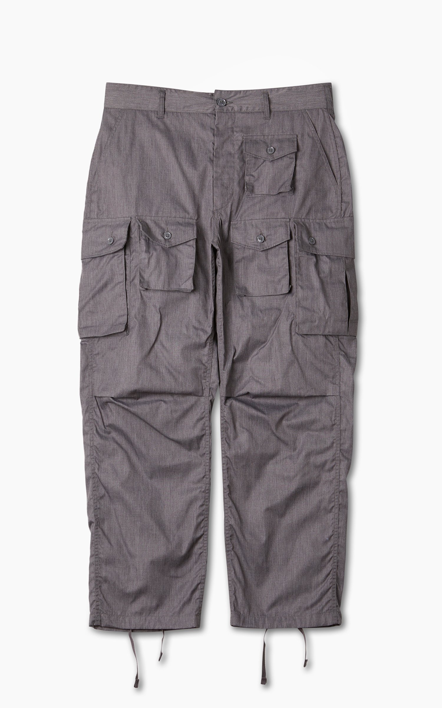 Engineered Garments FA Pant Feather PC Twill Grey | Cultizm