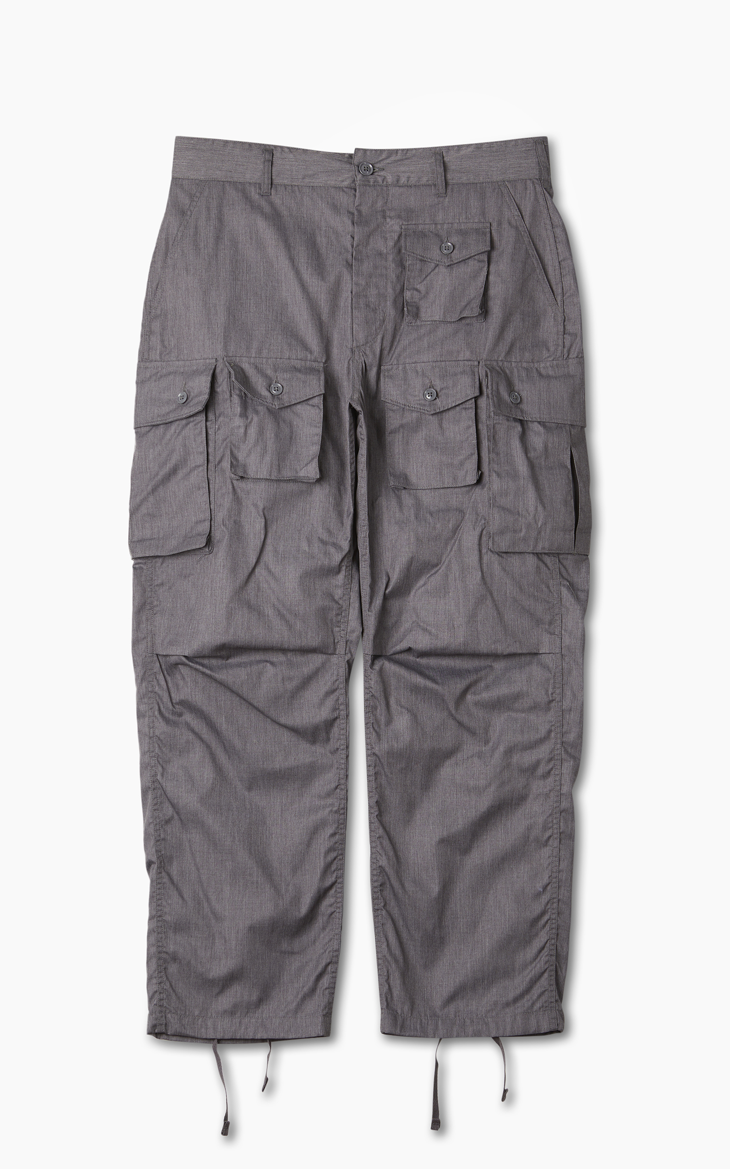 Engineered Garments FA Pant Feather PC Twill Grey | Cultizm