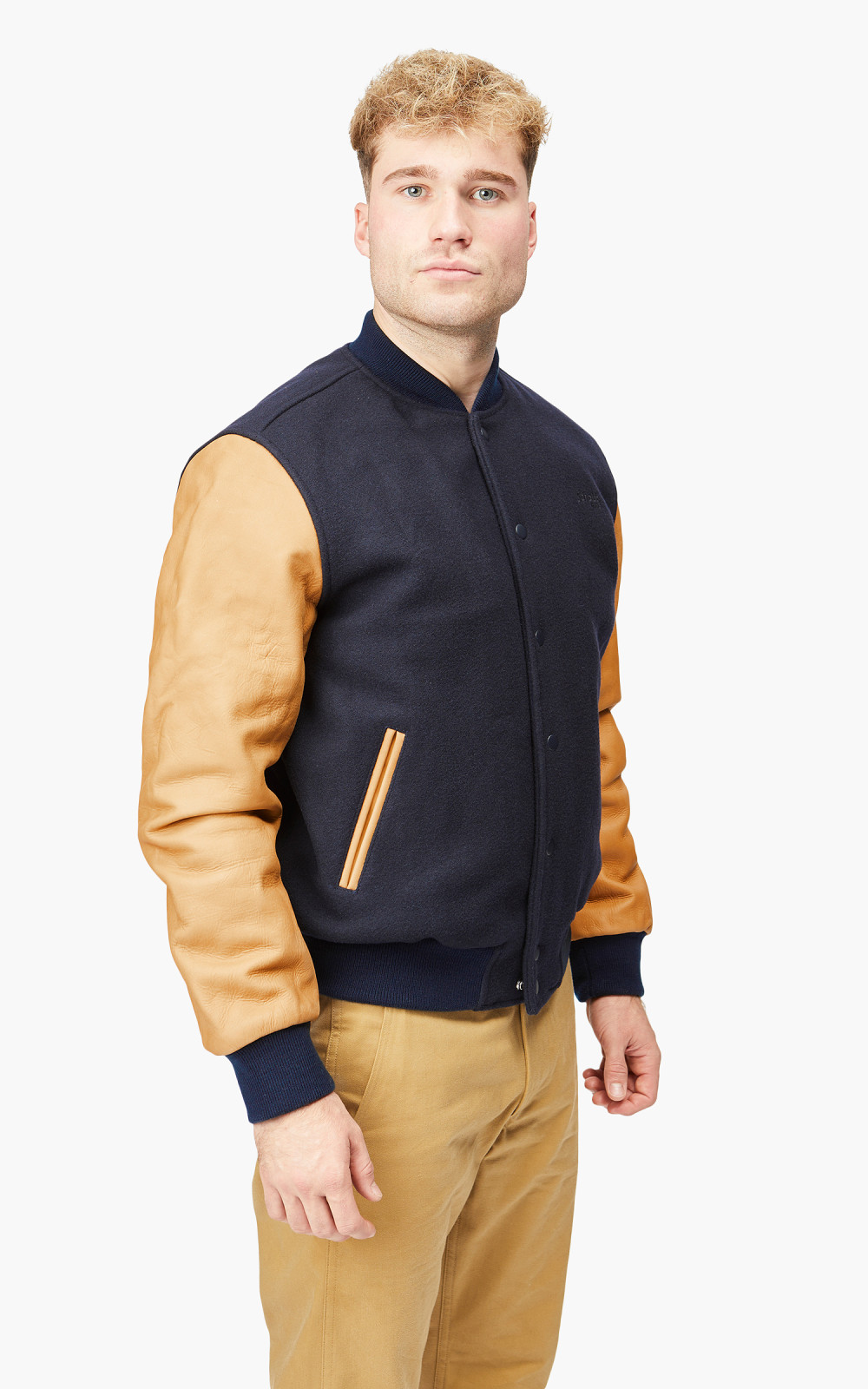 ブルゾン KIRSH Cheek check blouson jacket navy KKSFCJK502MNAA MUSINSA | KIRSH Cheek check blue jean jacket [navy]