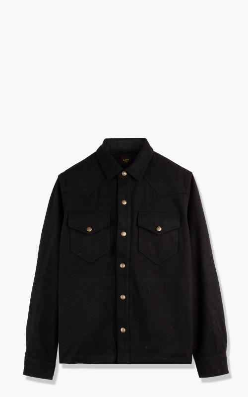 Lee 101 Wool Overshirt Black L97CVO01