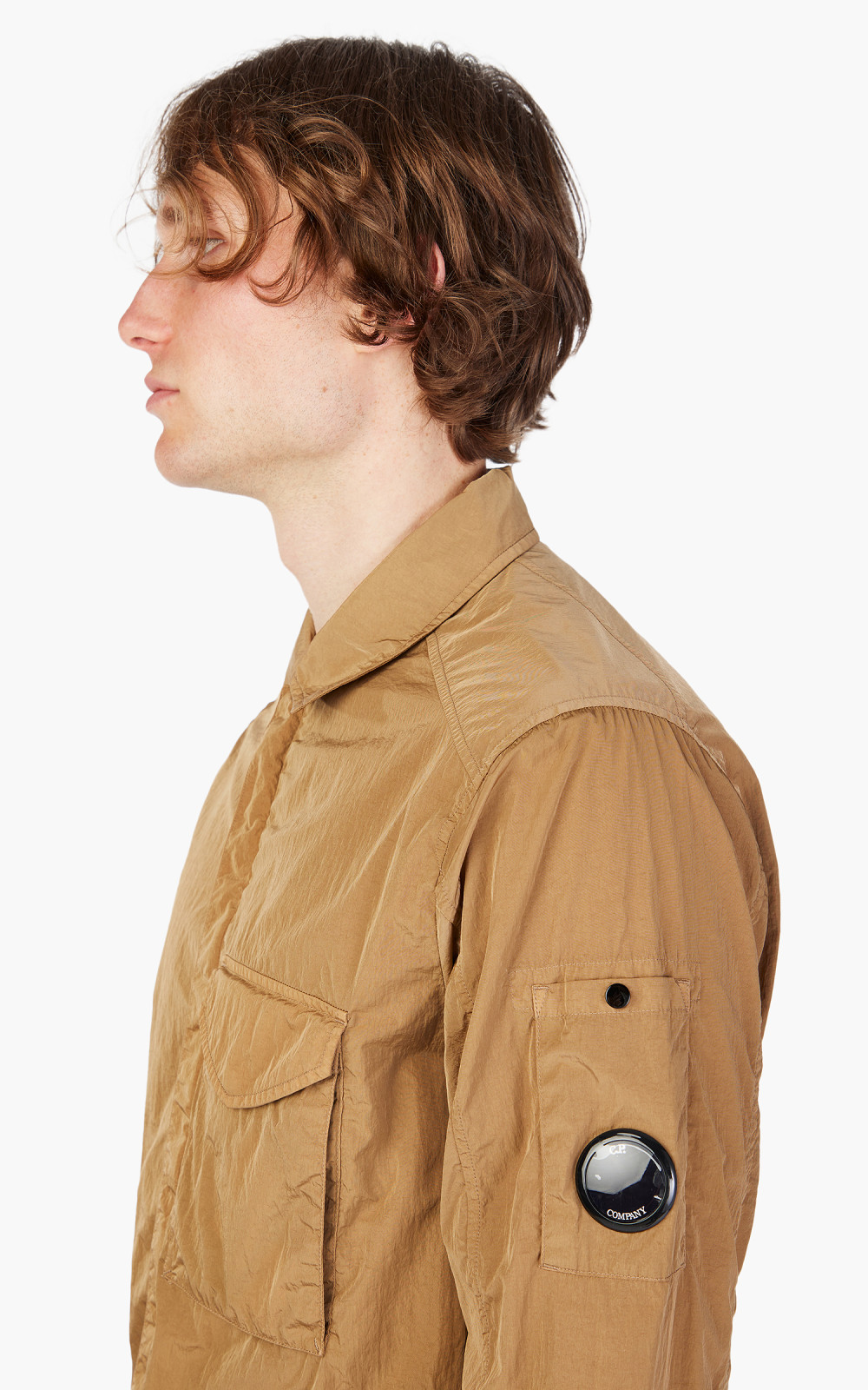C.P. Company Chrome-R Overshirt Lead Grey | Cultizm C.P. Company Chrome-R Overshirt Lead Grey | Cultizm