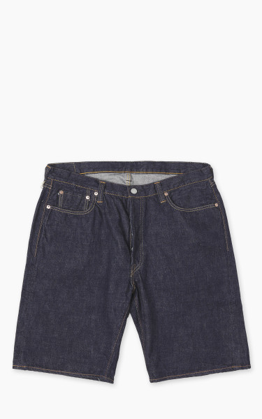 Fullcount 1904-25 5-Pocket Selvedge Denim Shorts One Wash Indigo 13.7oz