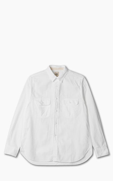 FOB Factory F3496 Oxford Work Shirt White