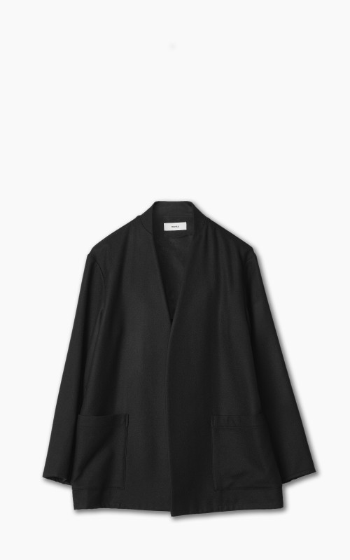 Markaware 'Marka' Lapeless Shirt Jacket Black