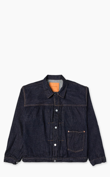 Kaptain Sunshine Denim Tracker 1P Jacket One Wash Indigo