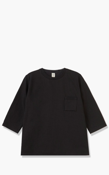 Jackman Dotsume 1/2 Sleeve T-Shirt Black JM5807-black