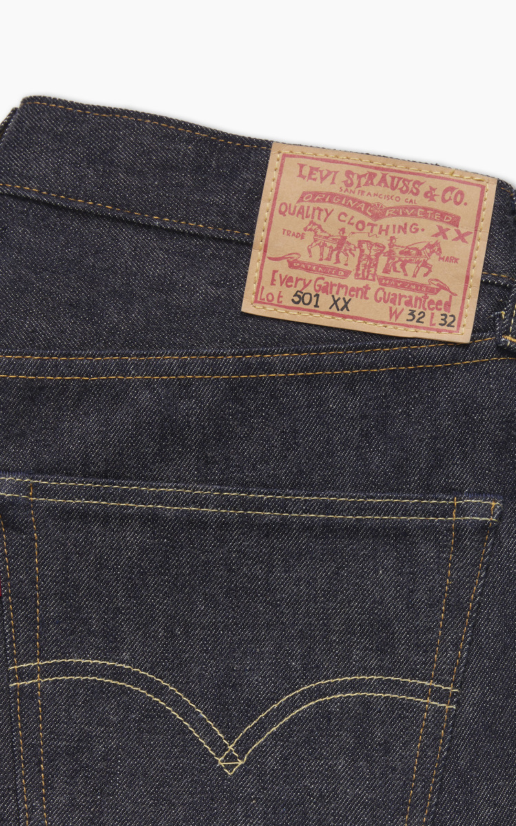 LEVI'S 1955 501 Hand Drawn Jeans Indigo Rinse Limited