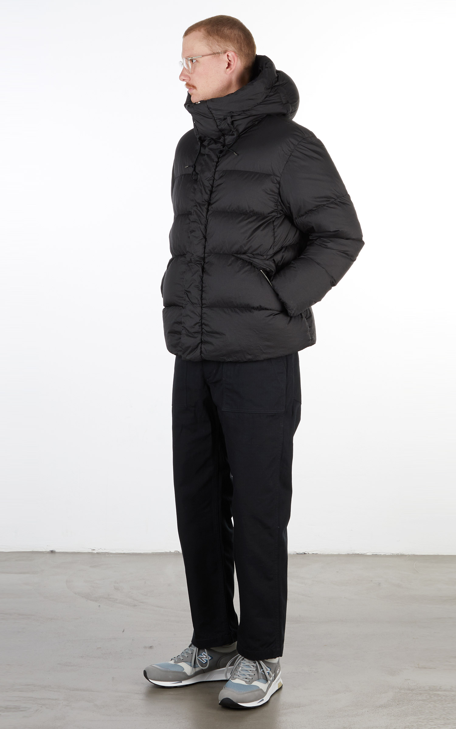 Ten C Alpine Down Jacket Black | Cultizm