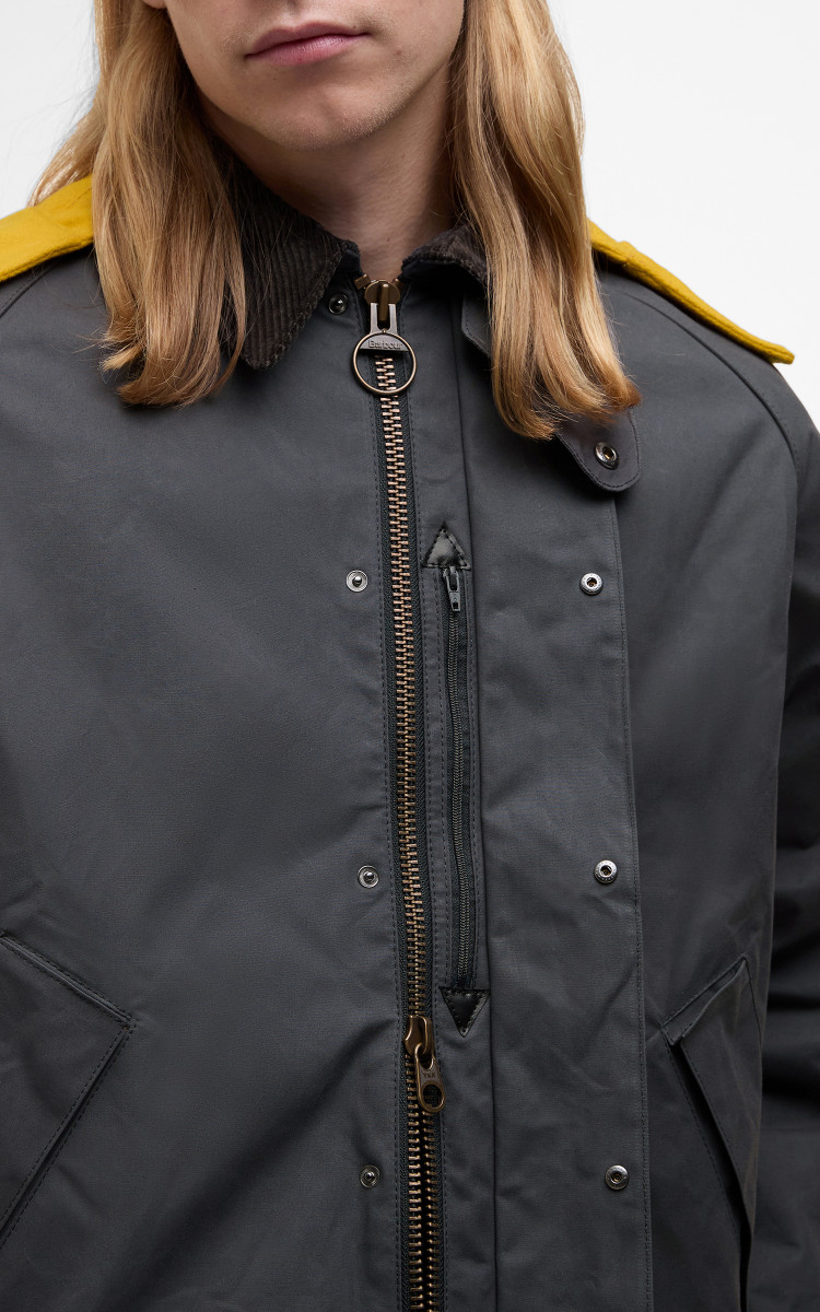 Barbour x Kaptain Sunshine Short Cruiser Iron | Cultizm