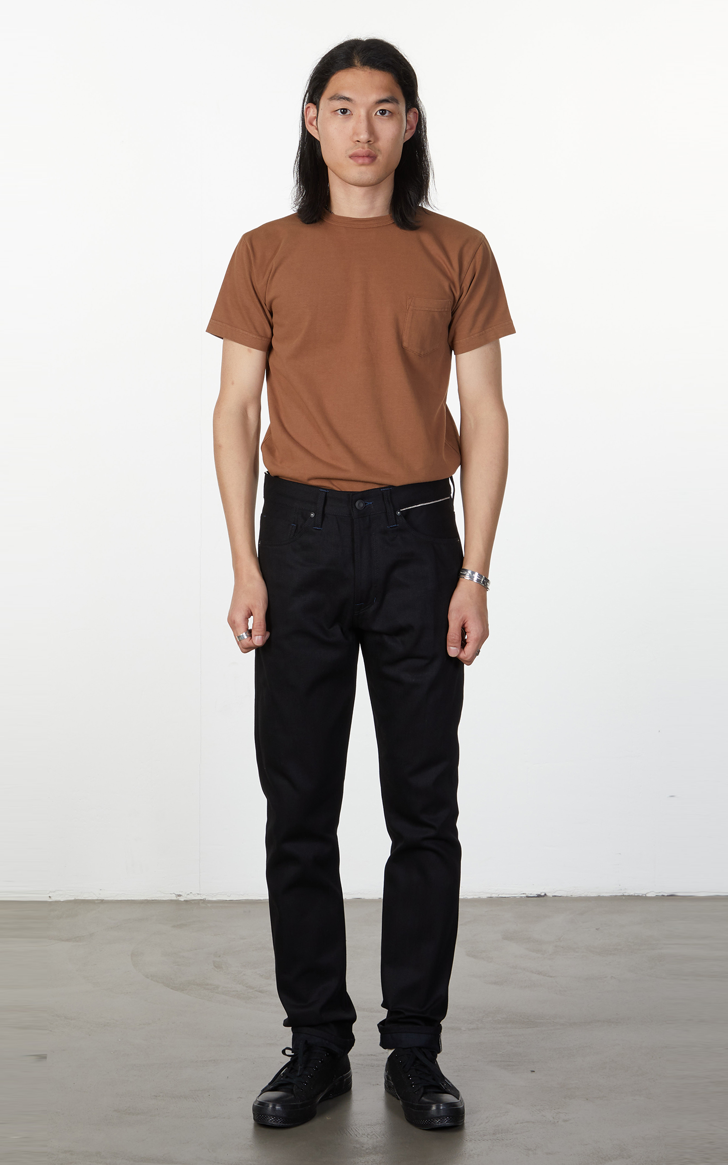 Benzak B-03 Tapered Selvedge Black 13oz | Cultizm