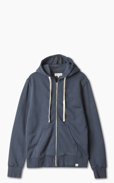 Merz b. Schwanen HDJKT02 Hooded Zip Jacket Denim Blue