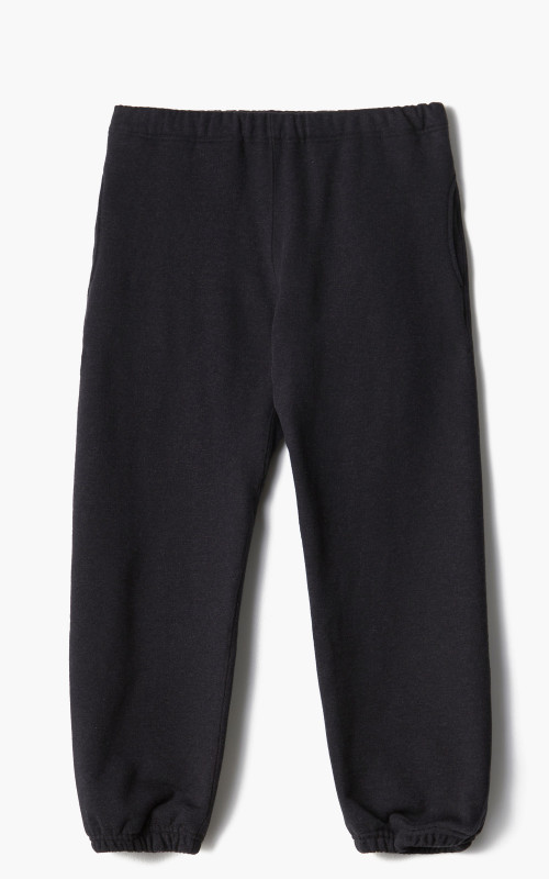 Snow Peak Recycled Cotton Sweat Pants Black PA-22SU403BK