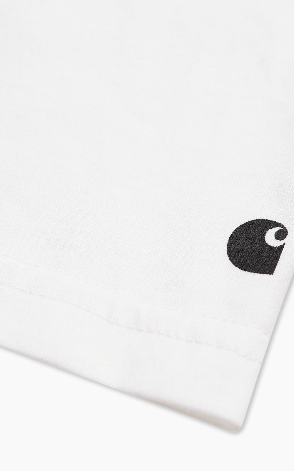 Carhartt WIP S/S Base T-Shirt White/Black | Cultizm