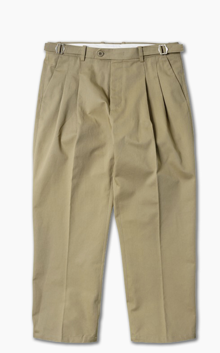 公式の店舗 Side-Adjust-Two-Tuck-Pants- パンツ