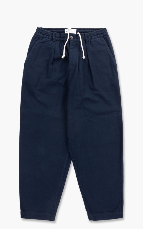 Universal Works Pleated Track Pant Navy