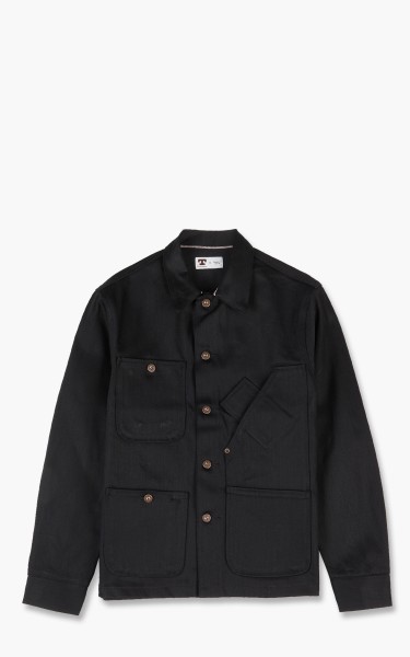 Tellason Coverall Jacket Black Selvedge 13.5oz BLK.1954