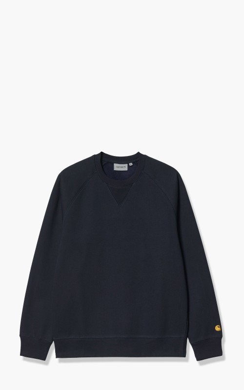 Carhartt WIP Chase Sweatshirt Dark Navy/Gold I026383.00H.XX