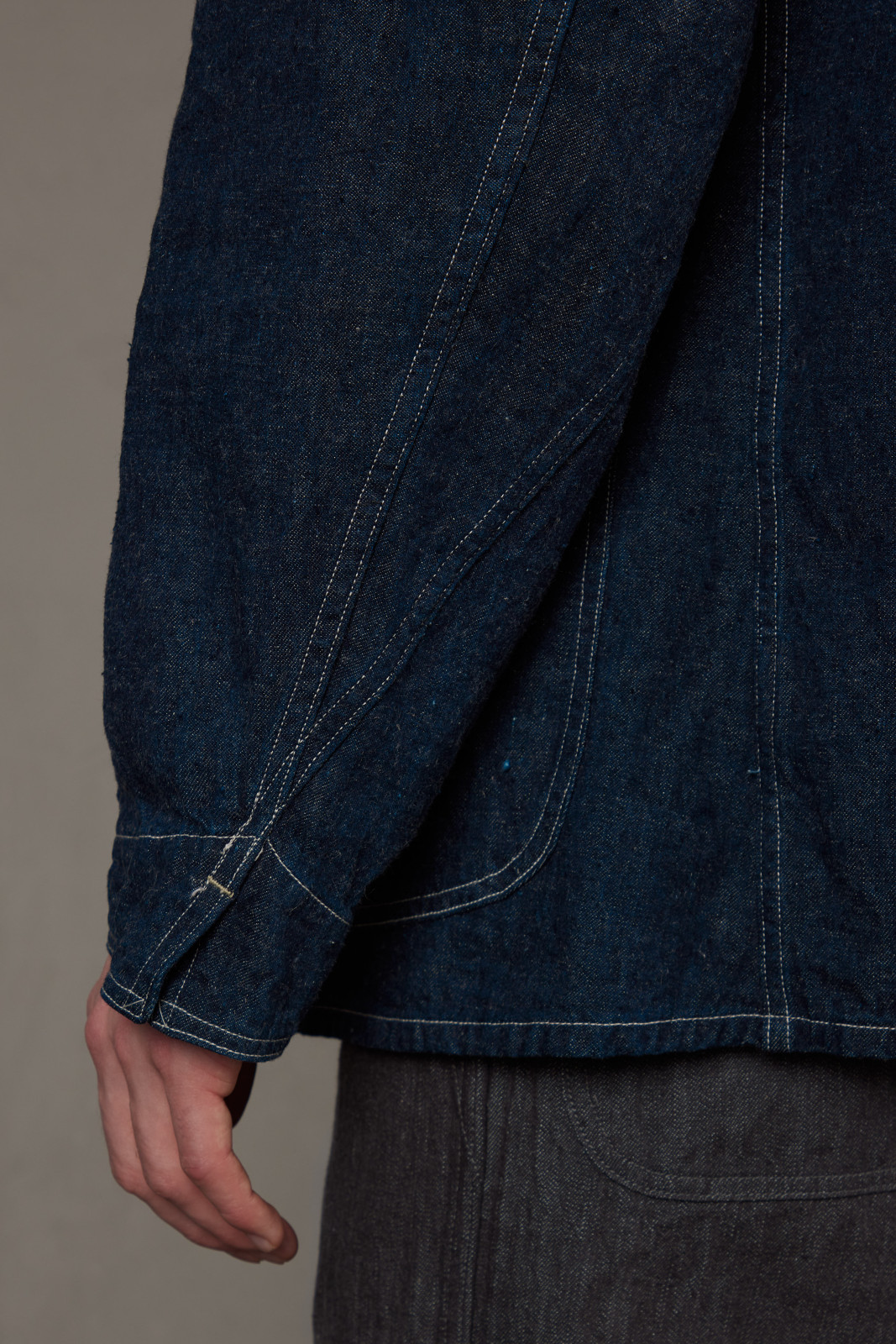 Kaptain Sunshine Coverall Denim Jacket Selvedge Indigo | Cultizm
