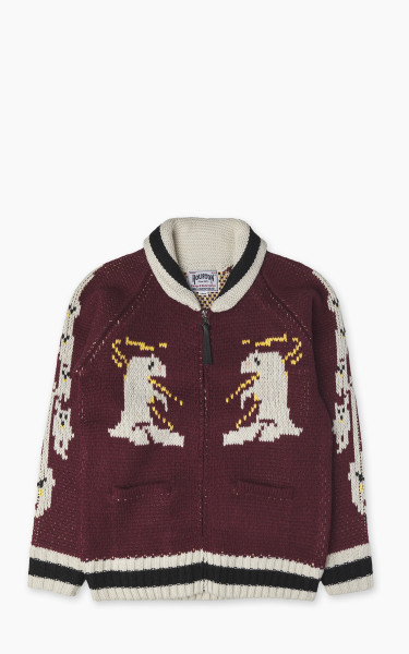 Houston Souvenir (Bear) Cowichan Sweater Marron